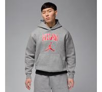 Felpa pullover in fleece con cappuccio Milan Jordan - Uomo - Grigio M