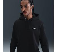 Felpa da tennis da uomo Nike Club Fleece Pullover - black/black/white - Nero (M)
