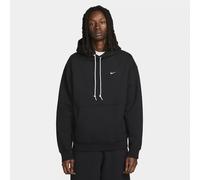 Felpa pullover in fleece con cappuccio Nike Solo Swoosh - Uomo - Nero L