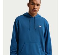 Felpa pullover in French Terry con cappuccio Nike Club - Uomo - Blu XS