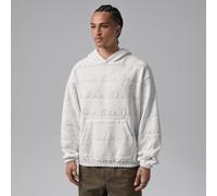 Felpa pullover jacquard con cappuccio Jordan Flight - Uomo - Bianco XXL