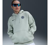Felpa pullover oversize con cappuccio Nike Football Inter Phoenix Fleece - Donna - Grigio XS (IT 36-38)