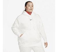 Felpa pullover oversize con cappuccio Nike Phoenix Fleece - Donna - Bianco 0X