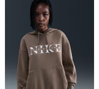 Felpa pullover oversize con cappuccio Nike Phoenix Fleece - Donna - Marrone S (IT 40-42)