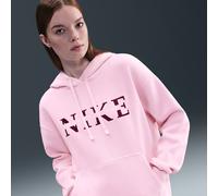 Felpa pullover oversize con cappuccio Nike Phoenix Fleece - Donna - Rosa L (IT 48-50)