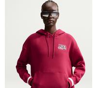 Felpa pullover oversize con cappuccio Nike Phoenix Fleece - Donna - Rosso M (IT 44-46)