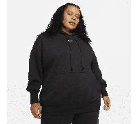 Felpa pullover oversize con cappuccio Nike Sportswear Phoenix Fleece - Donna - Nero 0X Short