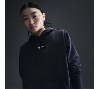 Felpa pullover oversize con cappuccio Nike Sportswear Phoenix Fleece - Donna - Nero S Short