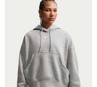 Nike Top W NSW Phnx FLC OOS Po Hoodie, Dk Grey Heather/Sail, DQ5858-063, S