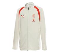 FELPA PUMA AC MILAN TRAINING JACKET UOMO CON ZIP ROSSO 786649 15 MANICHE LUNGHE