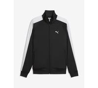 Felpa Puma Essential T7 Poly Full Zip nero bianco - XL