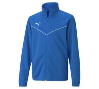 PUMA teamRISE Training Poly Jacket, Giacca sportiva Unisex - Bambini e ragazzi, Electric Blue Lemonade, 152