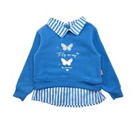 Felpa Ragazza. Vaiana, Lee Cooper. Felpa Colore Blu. Regalo Per Bambino Di