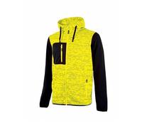 Felpa Rainbow Yellow Fluo U power Taglie S-XXL