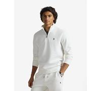 Felpa Ralph Lauren Punto Doppio Half Zip bianco - XXL