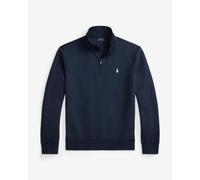 Felpa Ralph Lauren Punto Doppio Half Zip blu navy - XL