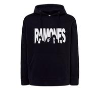 Felpa RAMONE Jhonny Joey Dee Dee Punk rock band Girocollo o con Cappuccio Nera