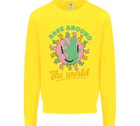 Felpa Raver Acid Kids Dance Music Rave Around The World