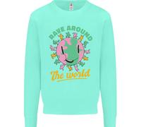 Felpa Raver Acid Kids Dance Music Rave Around The World