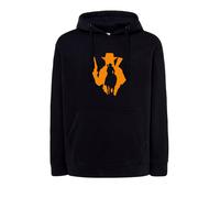 Felpa red dead redemption con cappuccio nera videogioco gamer bimbo e adulto