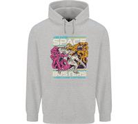 Felpa Retro Space Video Game Arcade Alien Uomo