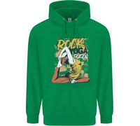 Felpa Rock Yoga Queen Uomo