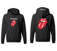 FELPA ROLLING STONES CON CAPPUCCIO HOODIES ROCK MUSIC LEGEND