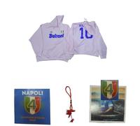 felpa ROSA stadio fan maradona cappuccio maglia napoli buitoni FESTA 100 ANNI