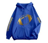 Felpa Rossa Donna con Cappuccio Hoodie Azzurro Trecce Scuro Peloso Colorato Vento Teschi Dietro Coperta Scozzese Allenamento Gialle Urban Aperto Sottogiacca Stelle Perle Mbappe