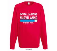 FELPA ROSSA FRUIT OF THE LOOM PER IL TUO NATALE: NUOVO ANNO