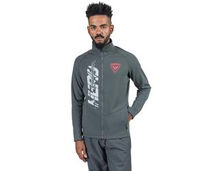 Felpa Rossignol da Uomo Con zip Integrale Hero Classique Clim Grigio : M