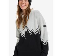 Felpa Roxy Cozy Sound grigia nera donna - S