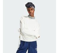Felpa Ruched 3-Stripes Loose Cloud White L