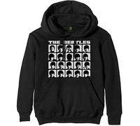 Felpa # S Unisex Black # Hard Days Night Faces Mono