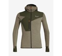 Salewa Puez 2 Dry Hooded Jacket Men, dark olive melange/0910, L