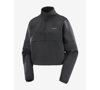 Felpa Salomon SHKout Half Zip Crop nero donna - S