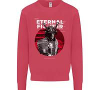 Felpa Samurai Fighter Skull MMA Mixed Martial Arts Per Bambini