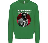 Felpa Samurai Fighter Skull MMA Mixed Martial Arts Per Bambini