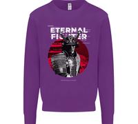 Felpa Samurai Fighter Skull MMA Mixed Martial Arts Per Bambini