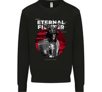 Felpa Samurai Fighter Skull MMA Mixed Martial Arts Per Bambini