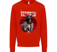 Felpa Samurai Fighter Skull MMA Mixed Martial Arts Per Bambini