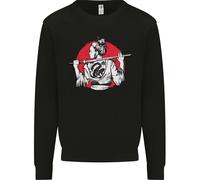 Felpa Samurai Tattoo Girl MMA Kenjutsu Kendo Iaido Uomo