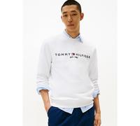 Felpa scollo rotondo Tommy Logo Bianco L Message
