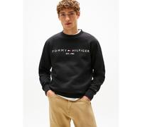 Tommy Hilfiger - Felpa nera con logo-Nero S