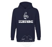 FELPA SCORPIONS CON CAPPUCCIO HOODIES HARD ROCK HEAVY METAL BAND