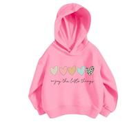Felpa Senza Cappuccio Bambina Ragazzi Ragazze Printed Hoodie Pullover Maglione Cotone con Elegante Leggero per la Transizione Maniche Lunghe Stampa Festiva Tutti I Giorni Usura