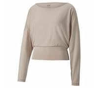 Felpa senza Cappuccio Donna Puma Studio Yogini Lite Salmone
