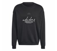 Felpa senza Cappuccio Uomo Adidas Brand Love French Terry Nero