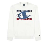 Felpa senza Cappuccio Uomo Champion Authentic Athletic Bianco