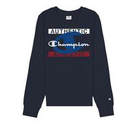 Felpa senza Cappuccio Uomo Champion Authentic Athletic Blu scuro